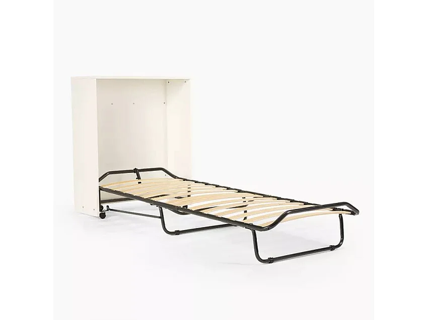 Cama plegable con colchón y lamas 80x190 Atena