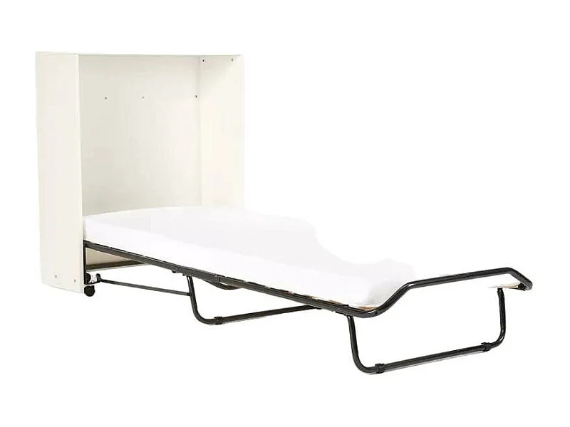 Cama plegable con colchón y lamas 80x190 Atena