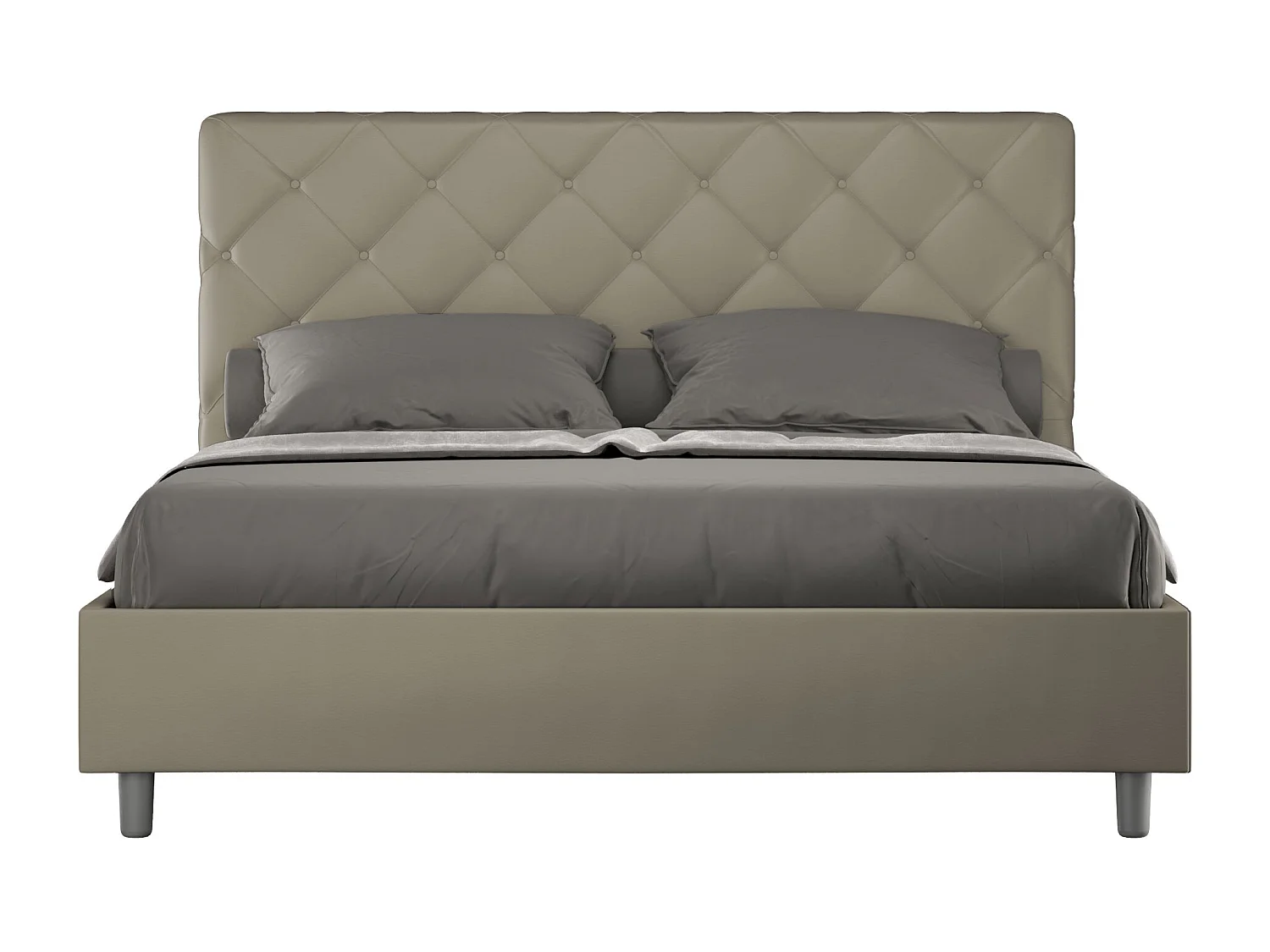 Lit Priya 170x210 avec sommier cappuccino