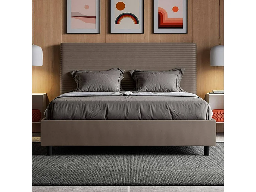 Letto Focus 170x200 senza rete tortora