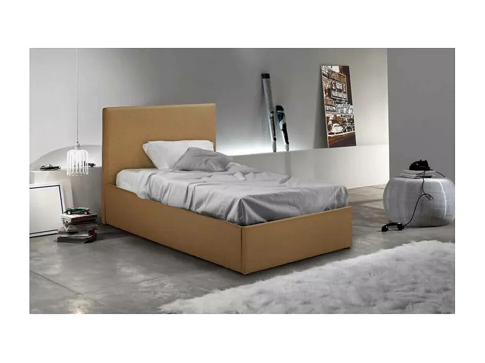 Letto singolo 80x190 con contenitore e doghe Stasi