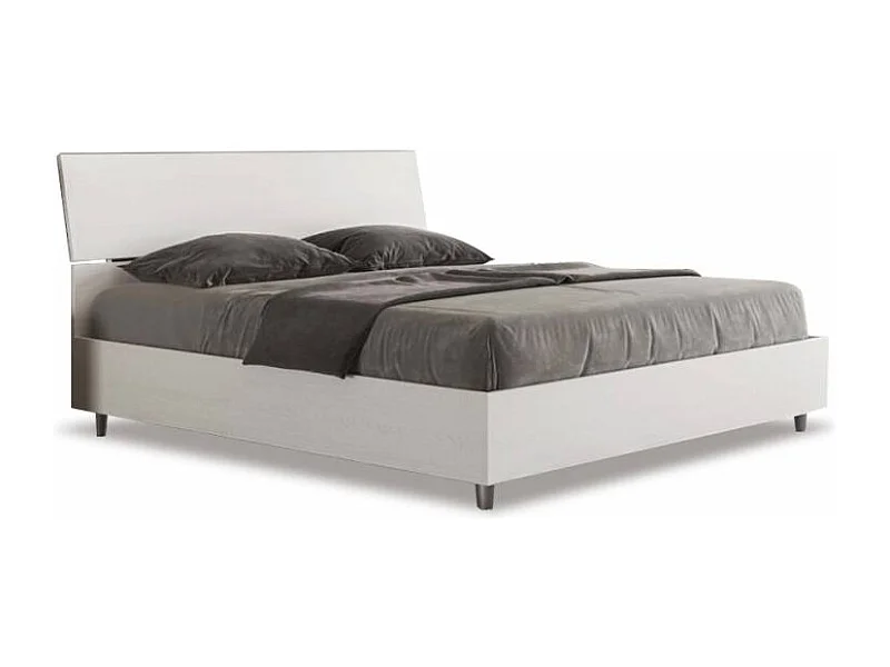 Letto matrimoniale 160x190 cm testiera design contenitore Speranza