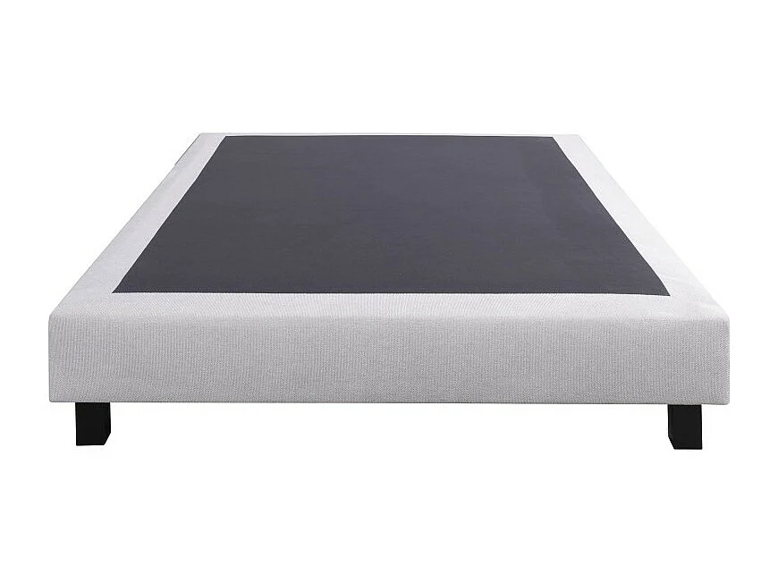 Ensemble Matelas Dreamlux, 26 cm, ressorts ensachés mousses haute densité, ferme, face été/hiver + sommier gris ep20cm, 160x200cm