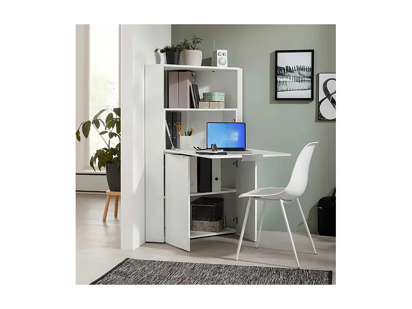 Bureau pliant 70x56 peu encombrant salon et chambre EMMA