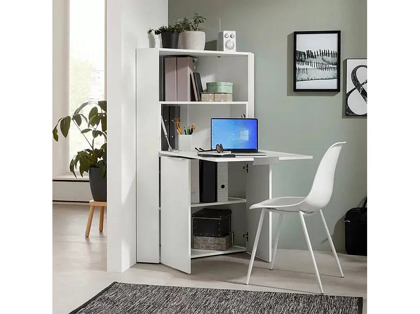 Bureau pliant 70x56 peu encombrant salon et chambre EMMA