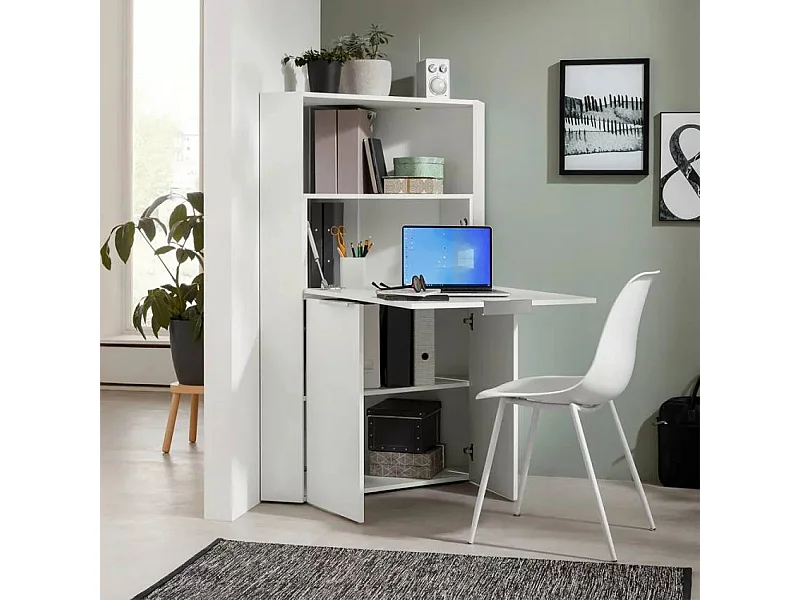 Bureau pliant 70x56 peu encombrant salon et chambre EMMA