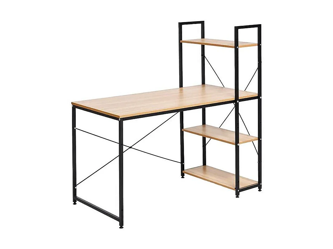 Scrivania angolare stile industriale 120x60 Cecilia