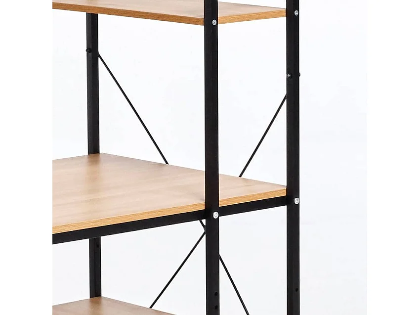 Scrivania angolare stile industriale 120x60 Cecilia