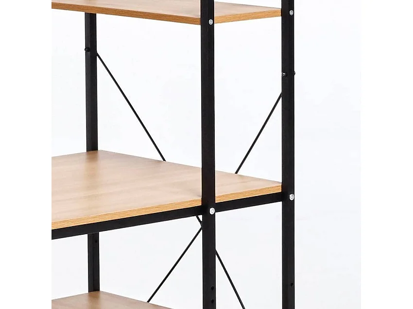 Scrivania angolare stile industriale 120x60 Cecilia