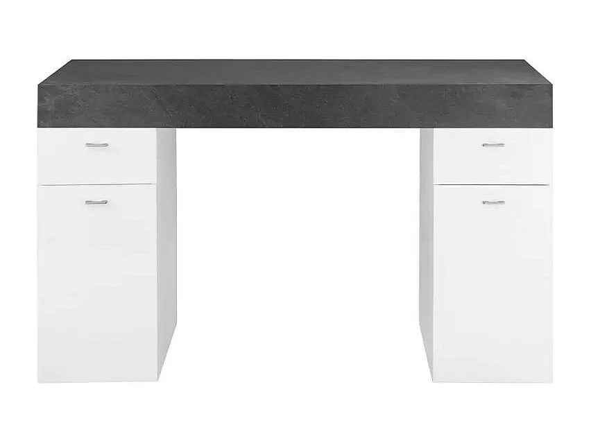 Scrivania 130x60 con piano scorrevole per camera e ufficio Ugo