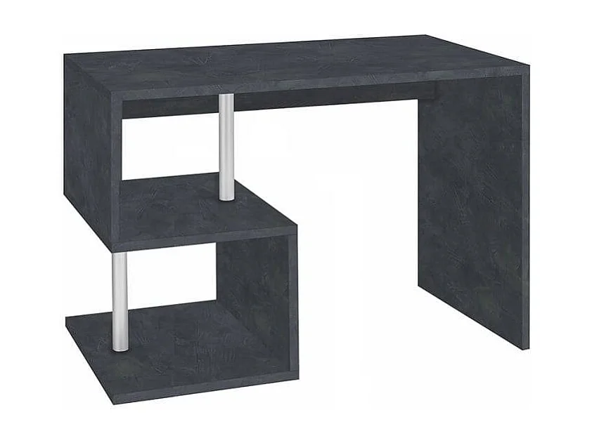 Scrivania studio 100x50 antracite design moderno elegante Ursula