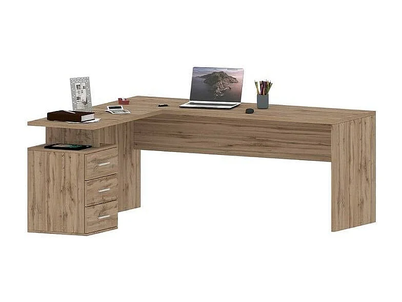 Escritorio moderno de madera 3 cajones New Selina WD