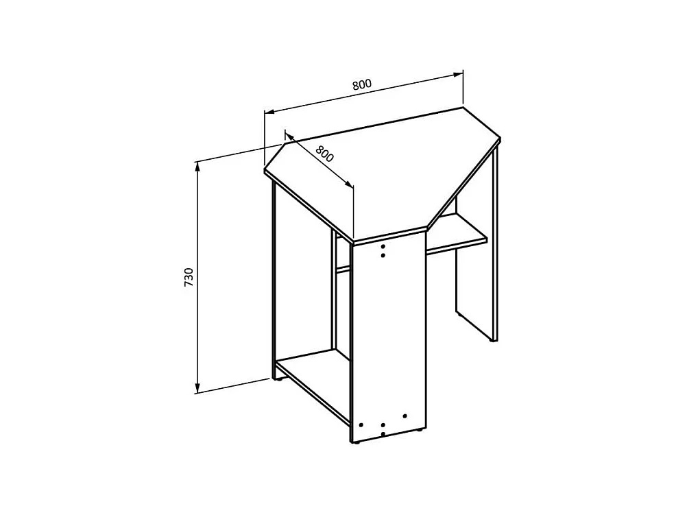 Biurko RINO czarny onyks