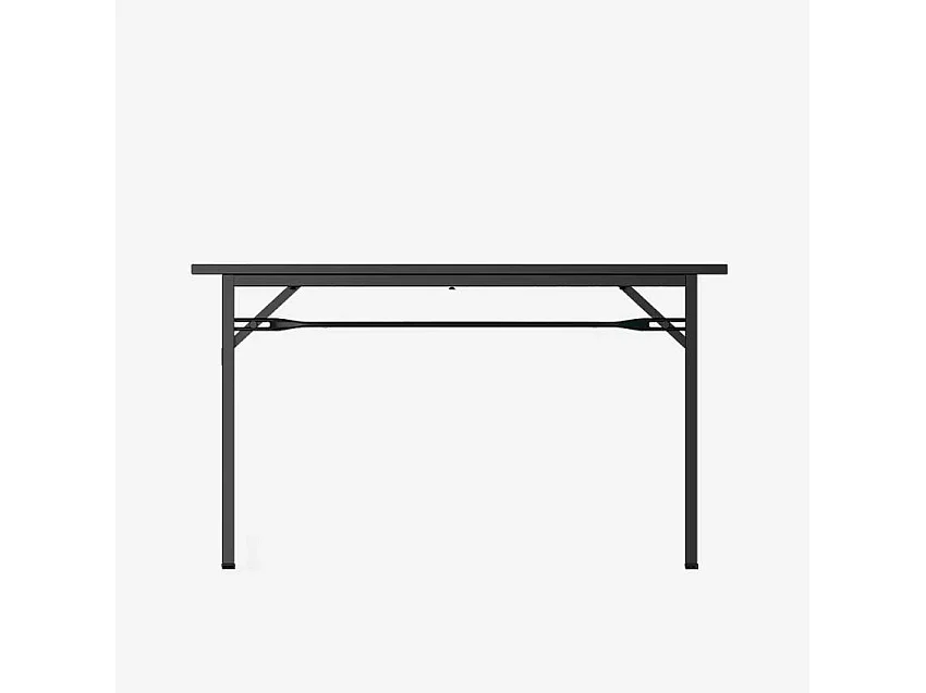 Escritorio oficina plegable salvaespacio teletrabajo Foldesk 100 x 60 cm - Negro