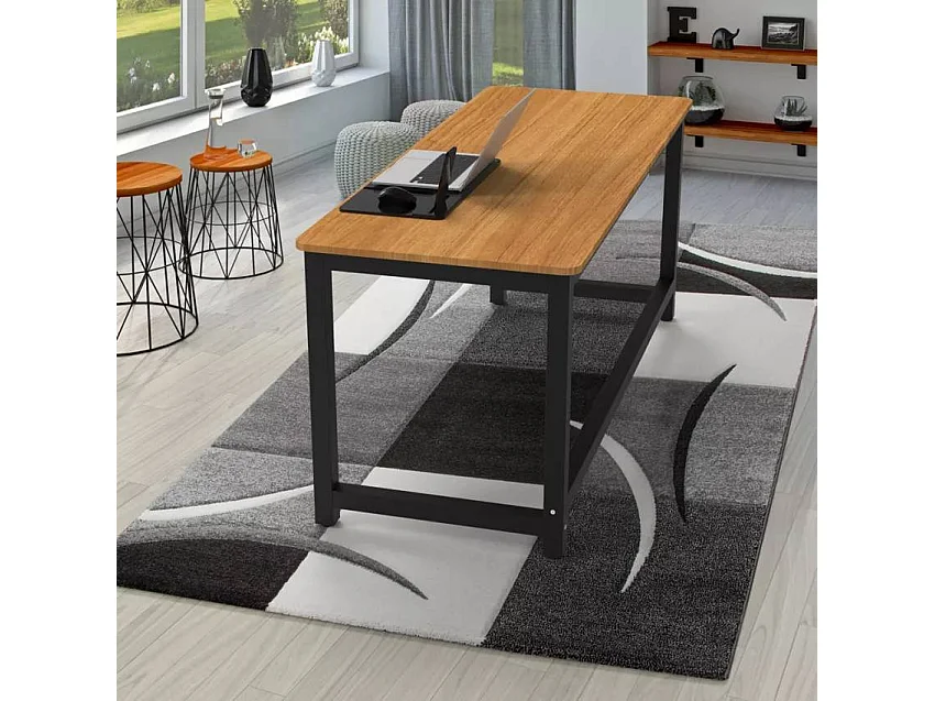 Bureau d'études télétravail 160x70 en métal minimaliste WHEYY