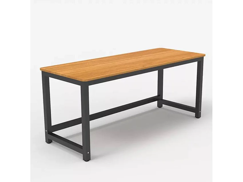 Bureau d'études télétravail 160x70 en métal minimaliste WHEYY