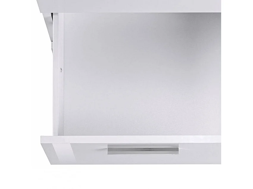 Bureau d'angle moderne 180x160 commode 3 tiroirs AMELIA