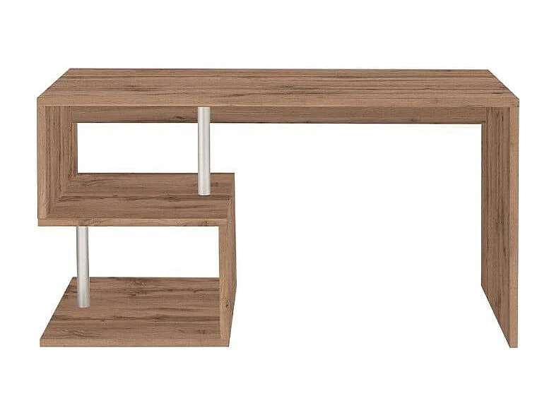 Scrivania in legno di design moderno 140x60cm compatta Ivan