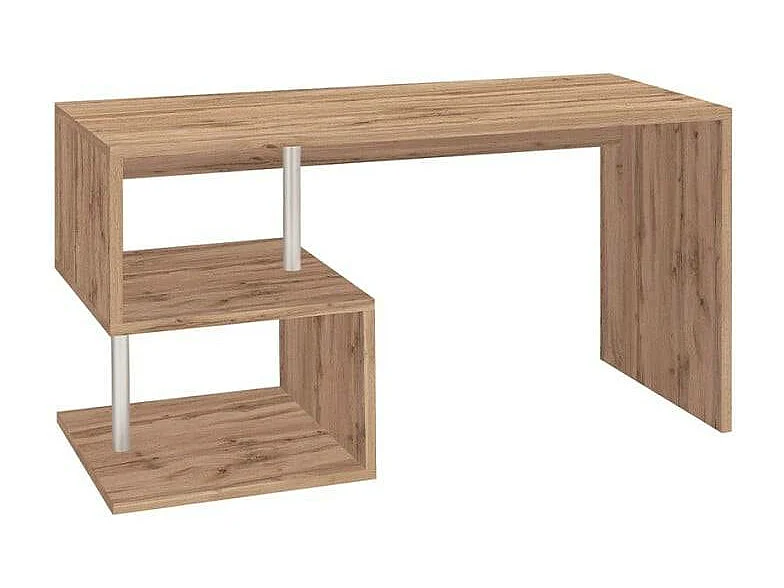 Scrivania in legno di design moderno 140x60cm compatta Ivan