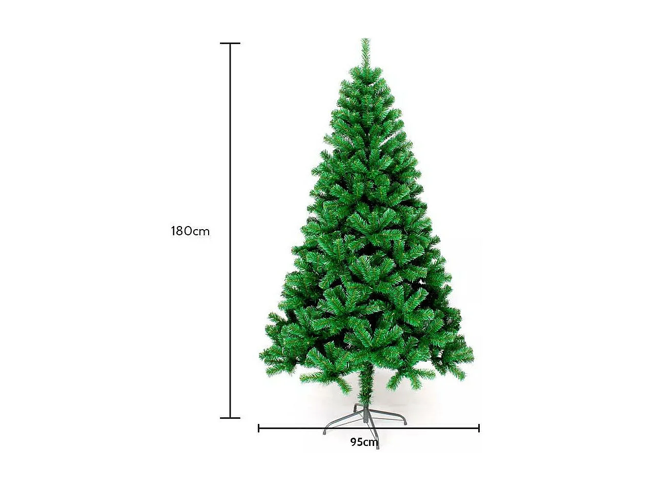 Sapin artificiel écologique 180 cm design classique Stavanger