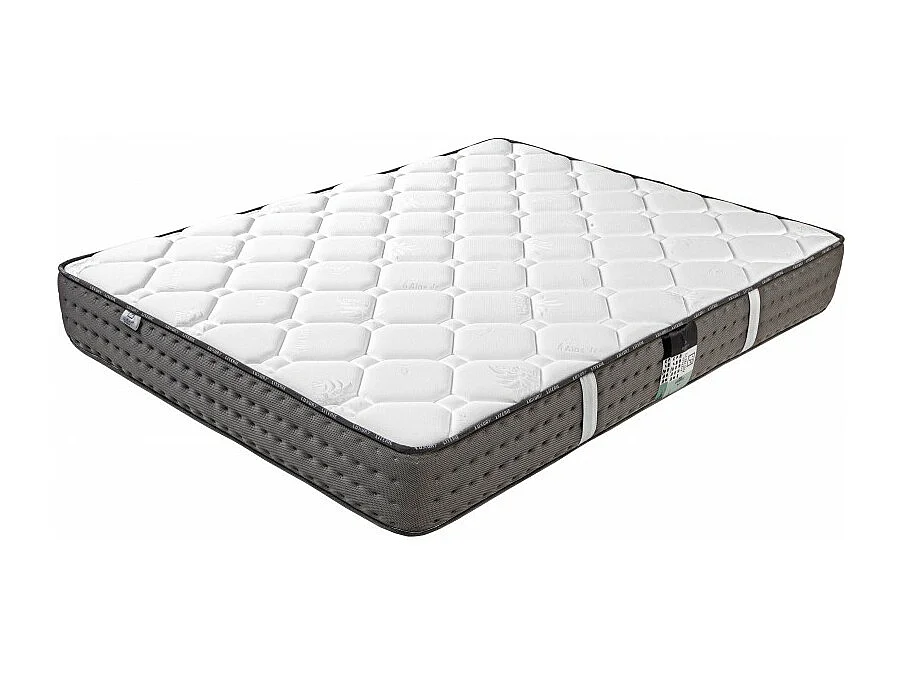 Matelas Zen (20 cm) mousse haute densité, fermeté optimale, indépendance de couchage, double face été/hiver, 140x190cm