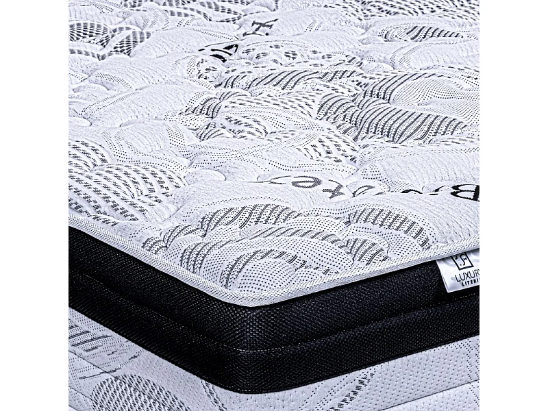 Matelas Sleeplux, 26cm, latex, mousse haute densité, ferme, indépendance du couchage, face été/hiver, 140x200cm