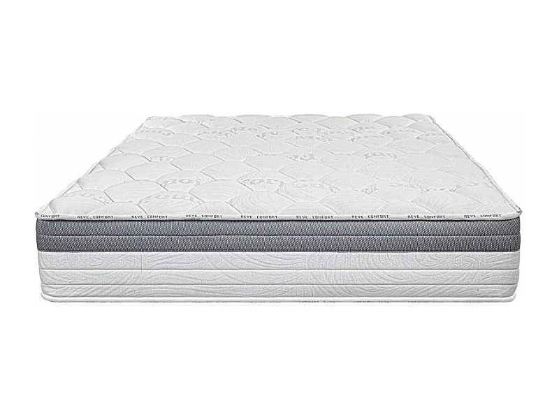 Matelas GoldVisco (26cm), mousse haute densité, indépendance du couchage, ergonomique, haute adaptabilité, face été/hiver, 180x200cm