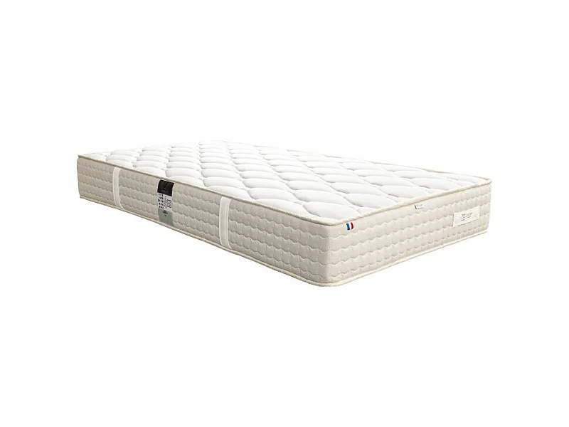 Matelas Sublime, 20 cm, mousse haute densité, ferme, face été/hiver + oreiller + couette, 90x190cm