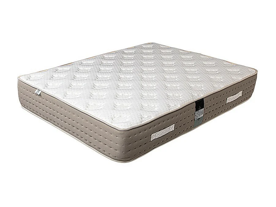 Matelas Dreamlux, 26 cm , ressorts ensachés, mousse haute densité, indépendance du couchage, face été/hiver, 140x190cm
