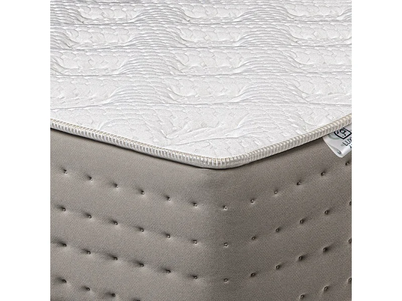 Matelas Dreamlux, 26 cm , ressorts ensachés, mousse haute densité, indépendance du couchage, face été/hiver, 140x190cm