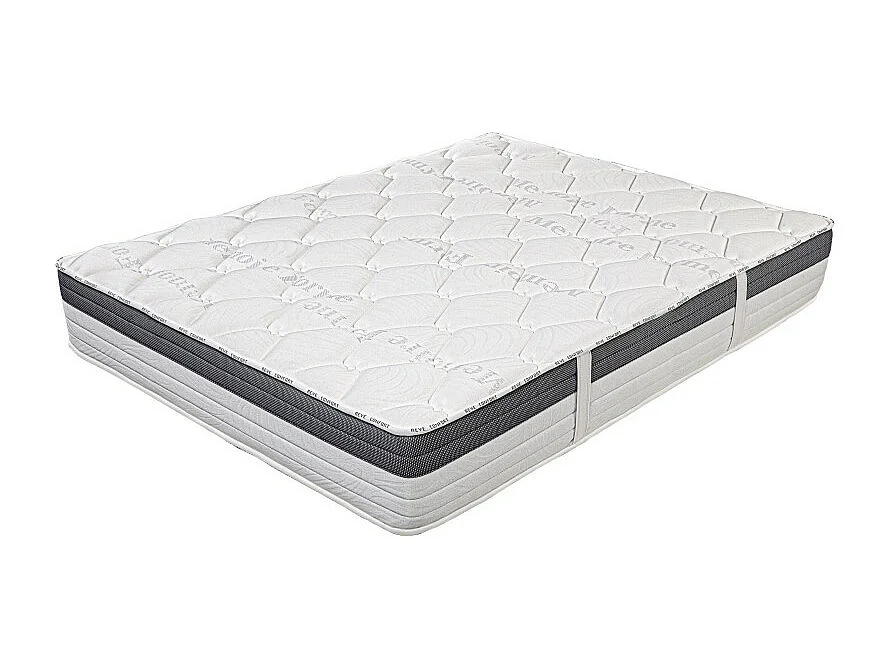 Matelas GoldVisco (26cm), mousse haute densité, indépendance du couchage, ergonomique, haute adaptabilité, face été/hiver, 140x200cm