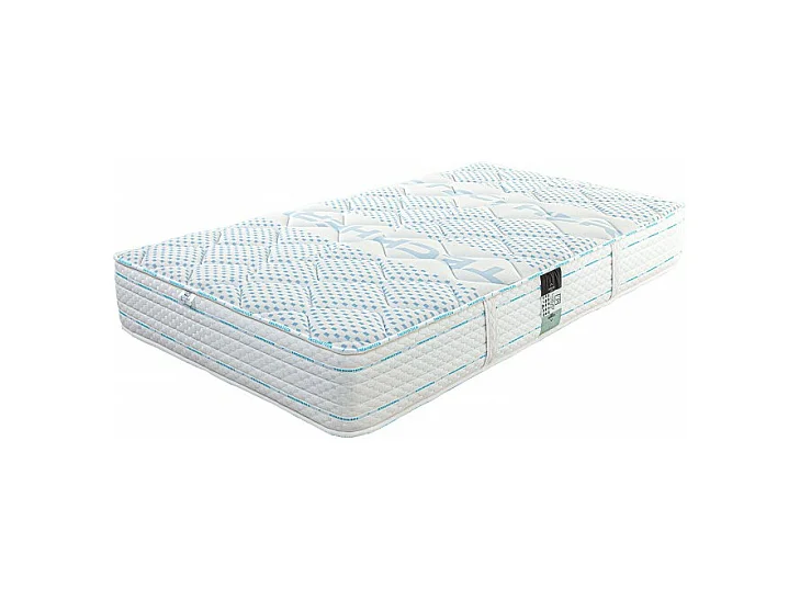 Matelas Thermotec (24 cm), mousse haute densité, ferme, face été/hiver,Couette et Oreiller, 90x190cm