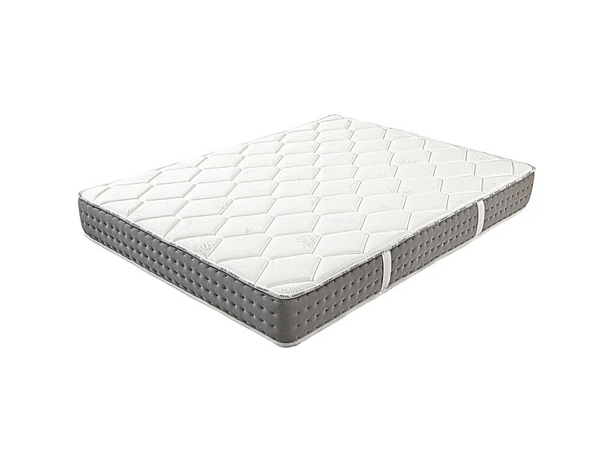 Matelas Talia (24cm) Ressorts Ensachés, Mousse Haute Densité, Indépendance de Couchage, Soutien ferme, Face été/hiver, 160x200cm