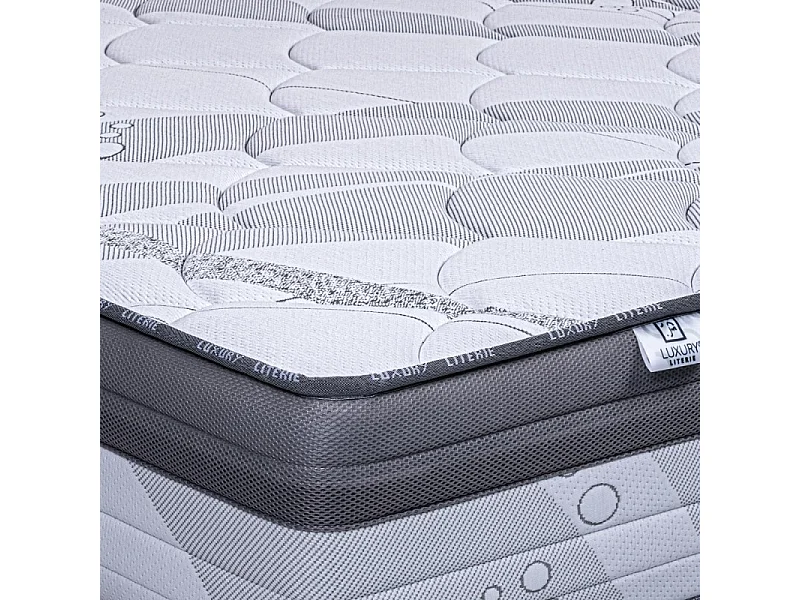 Matelas Relax (26cm), Ressorts Ensachés, Mousse Haute Densité, Indépendance du Couchage, Soutien ferme, Face été/hiver, 160x200cm
