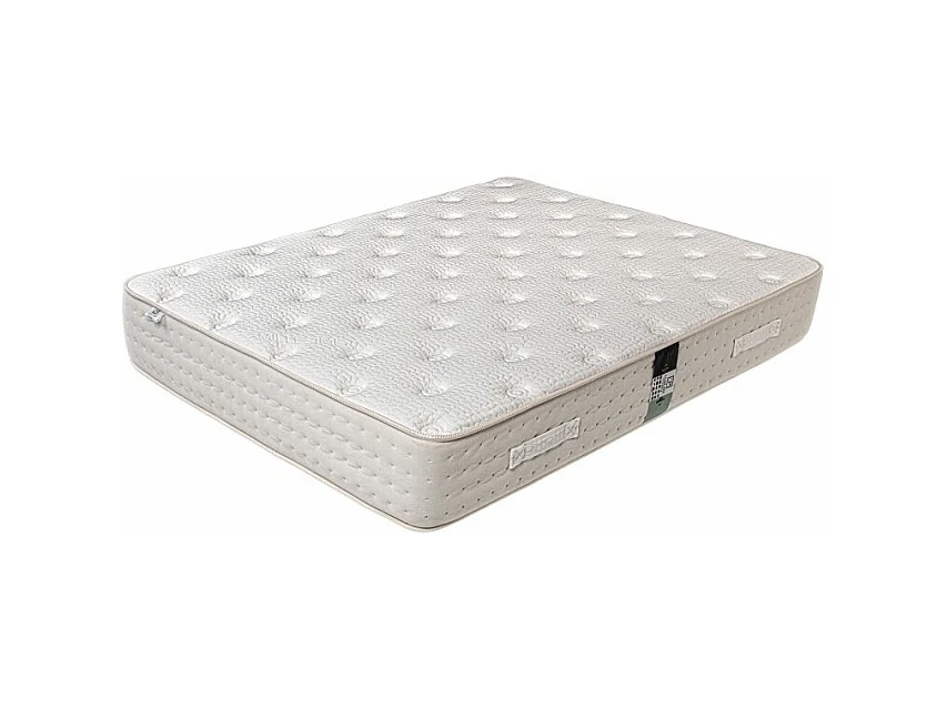 Matelas Purlux, 26cm, latex, indépendance du couchage, face été/hiver + Oreiller + Couette, 180x200cm