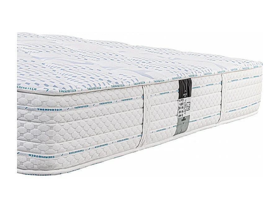 Matelas Powerlux, 24cm, mousse haute densité, ferme, indépendance du couchage, face été/hiver, 160x200cm