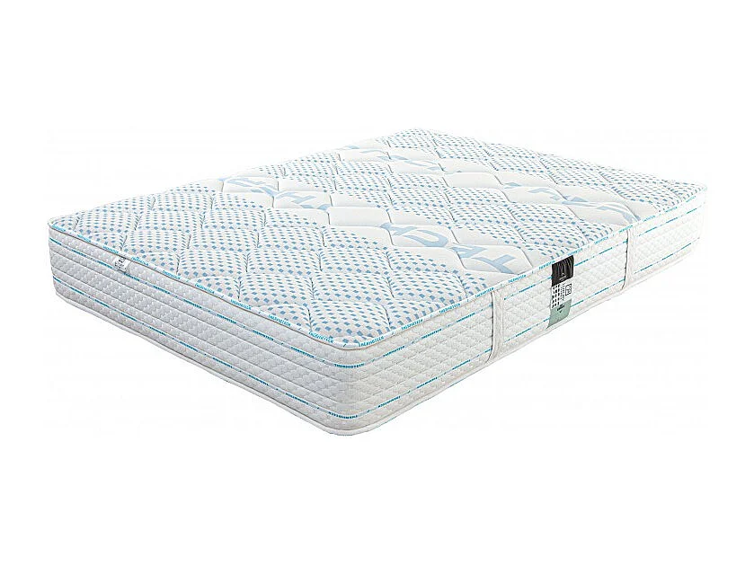 Matelas Thermotec (24 cm), mousse haute densité, ferme, face été/hiver,Couette et Oreiller, 160x200cm