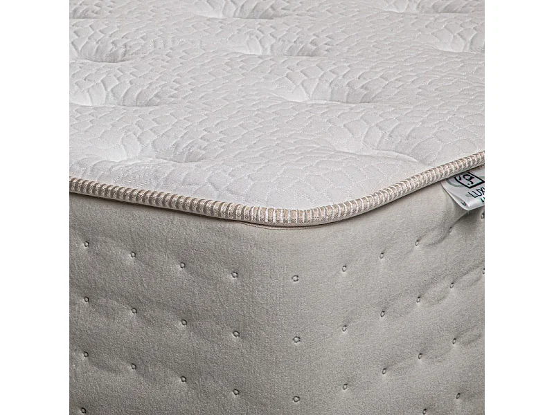 Matelas Purlux, 26cm, latex, mousse haute densité, ferme, indépendance du couchage, face été/hiver, 140x200cm