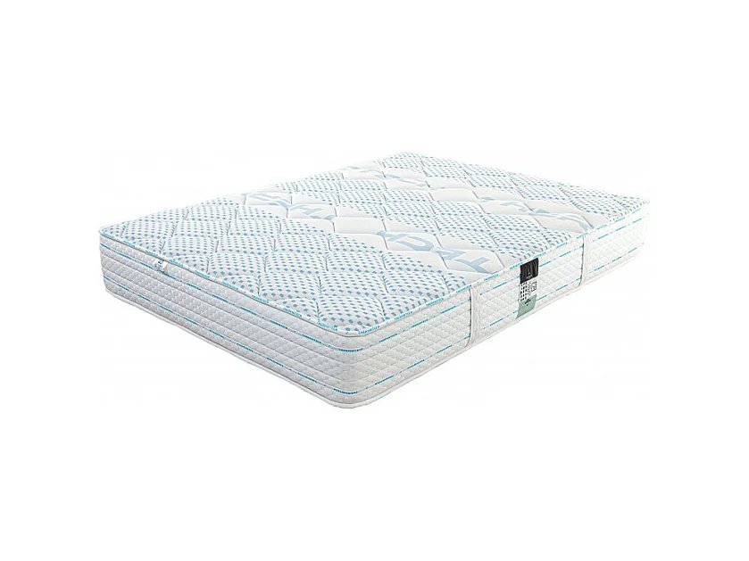 Matelas Thermotec (24 cm),mousse haute densité, ferme, face été/hiver et Oreiller, 180x200cm