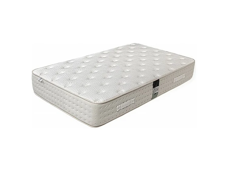 Matelas Purlux, 26cm, latex, indépendance du couchage, face été/hiver + Oreiller + Couette, 90x190cm