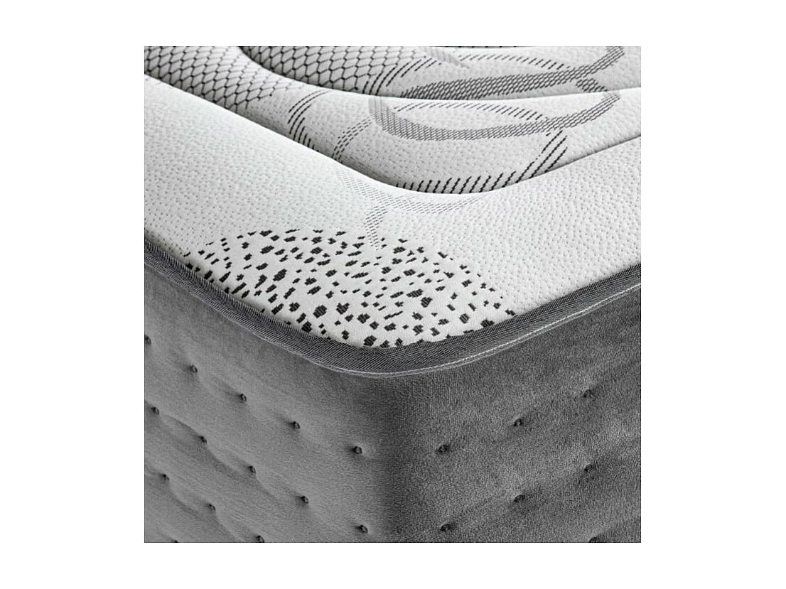 Matelas BestPrime, 26cm, ressorts ensachés, mousse haute densité, indépendance du couchage, face été/hiver, 160x200cm