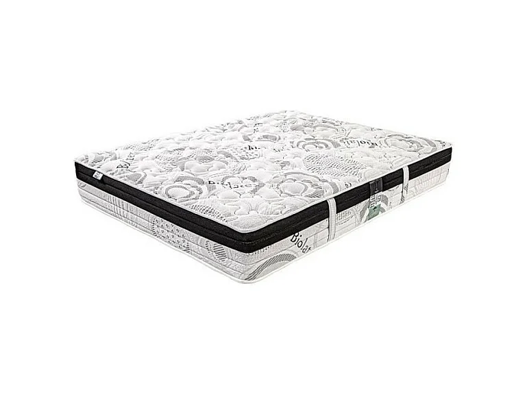 Matelas Sleeplux, 26cm, latex, ergonomique, face été/hiver, haute densité + Oreiller, 160x200cm