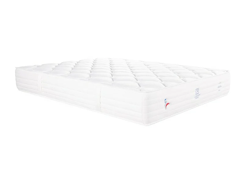 Matelas Patriote Mousse, 27cm, mousse haute densité , Indépendance du Couchage, Soutien ferme + Oreiller + Couette, 140x190cm