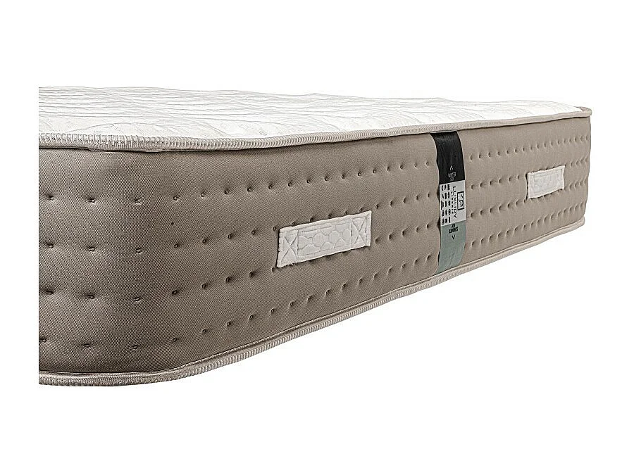 Matelas Dreamlux, 26 cm , ressorts ensachés, mousse haute densité, indépendance du couchage, face été/hiver, 90x190cm