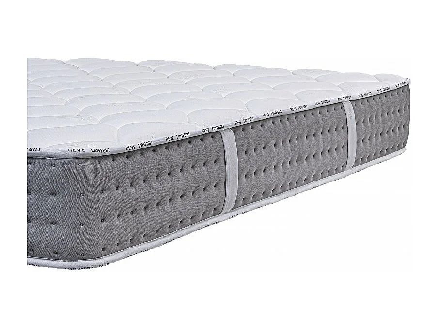 Matelas Talia (24cm) Ressorts Ensachés, Mousse Haute Densité, Indépendance de Couchage, Soutien ferme, Face été/hiver, 140x200cm