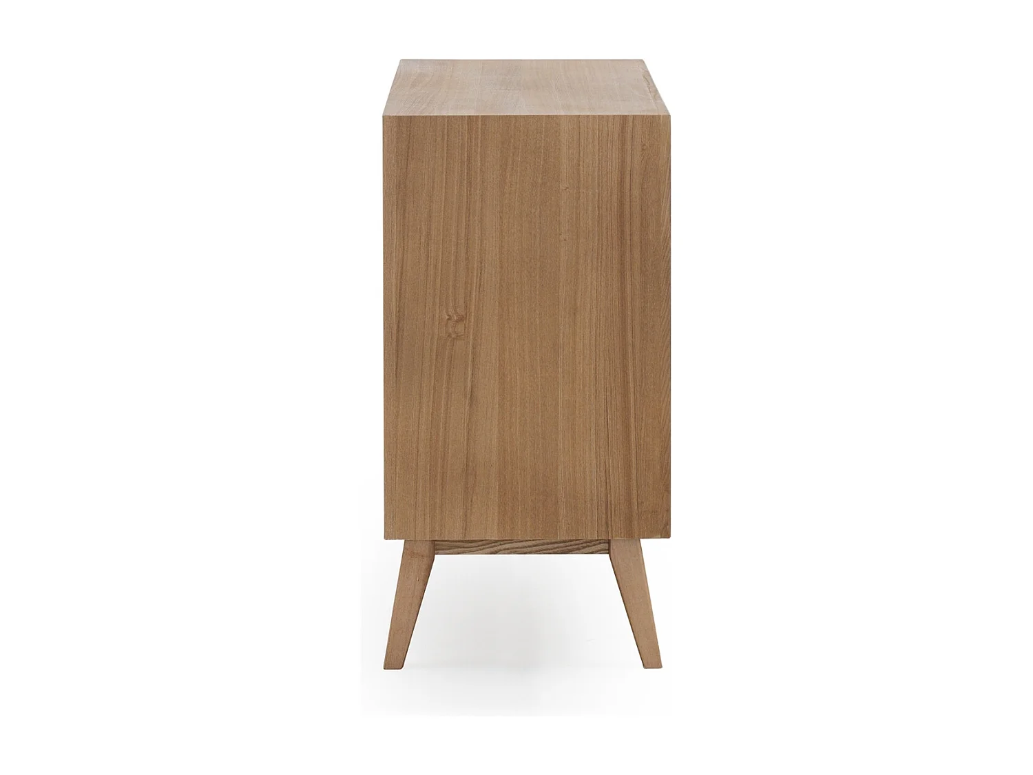 Kommode mit 3 Schubladen, furniert in Esche naturfarben