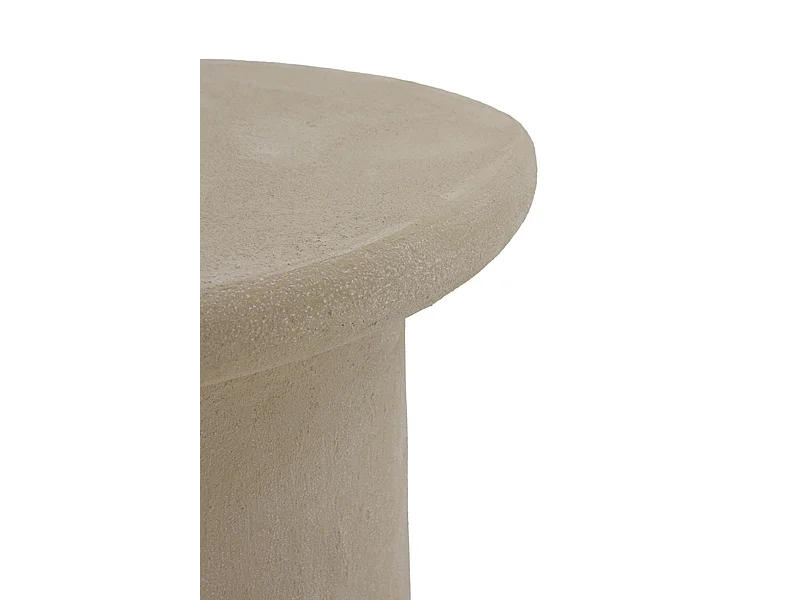Mesa de centro color cemento arena de poliresina