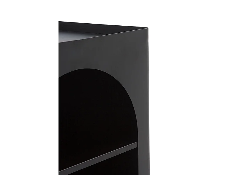 Table d'appoint métallique noire