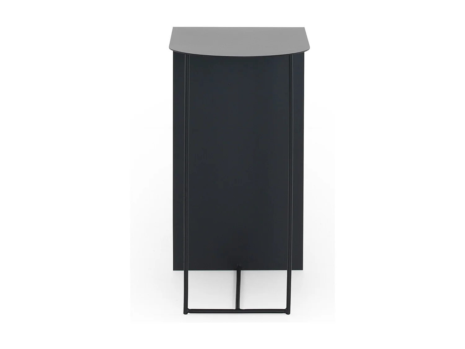 Table d'appoint métallique noire