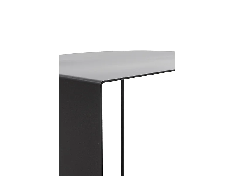 Tavolino in metallo nero